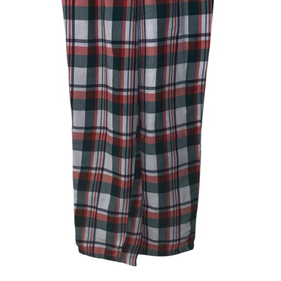 Rachel Parcell Intimates Green Plaid Pajama Set Short Sleeve Shirt Pants - Picture 4 of 11